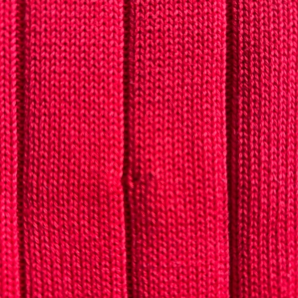 Como sport by cobra VTG preppy 90s red golf cardigan womens size M made in Italy - Picture 7 of 12